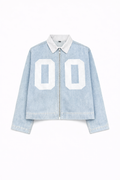 Light Wash Cropped Denim
