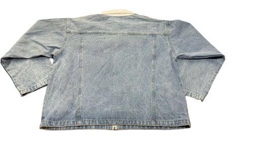 Crop Denim Zip